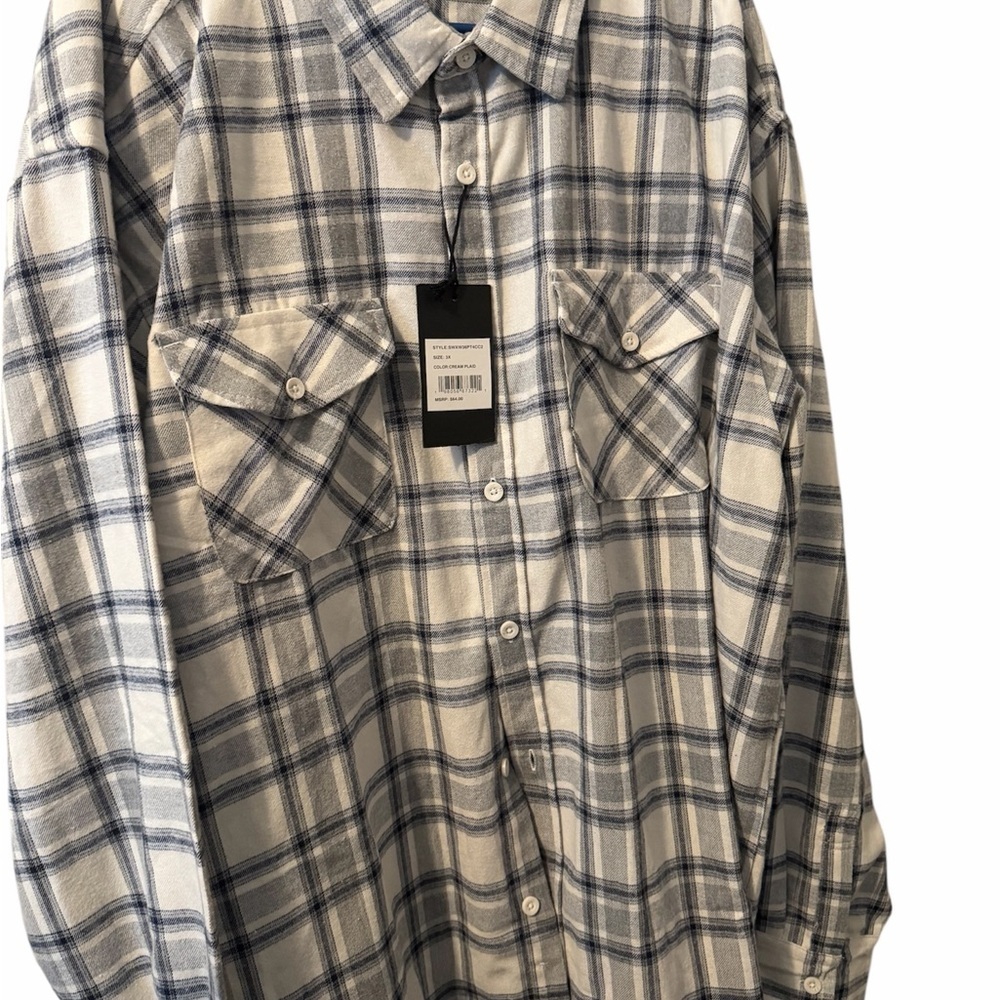 Stylish Plaid Button-Down Shirt for Men